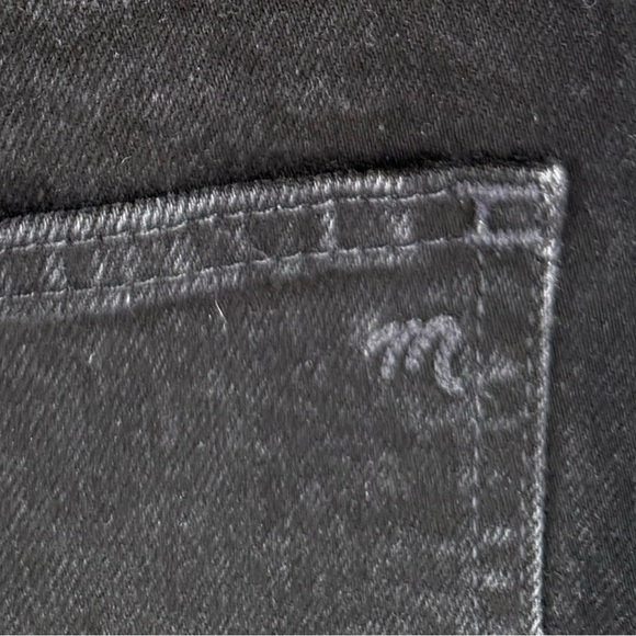 Madewell The Perfect Vintage Flare Jean Sherborn Wash High-Rise Black Denim - Picture 15 of 16